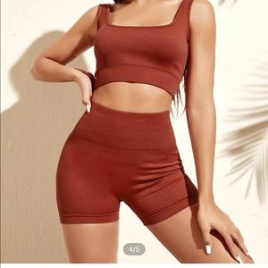 Burnt orange-SHEIN set